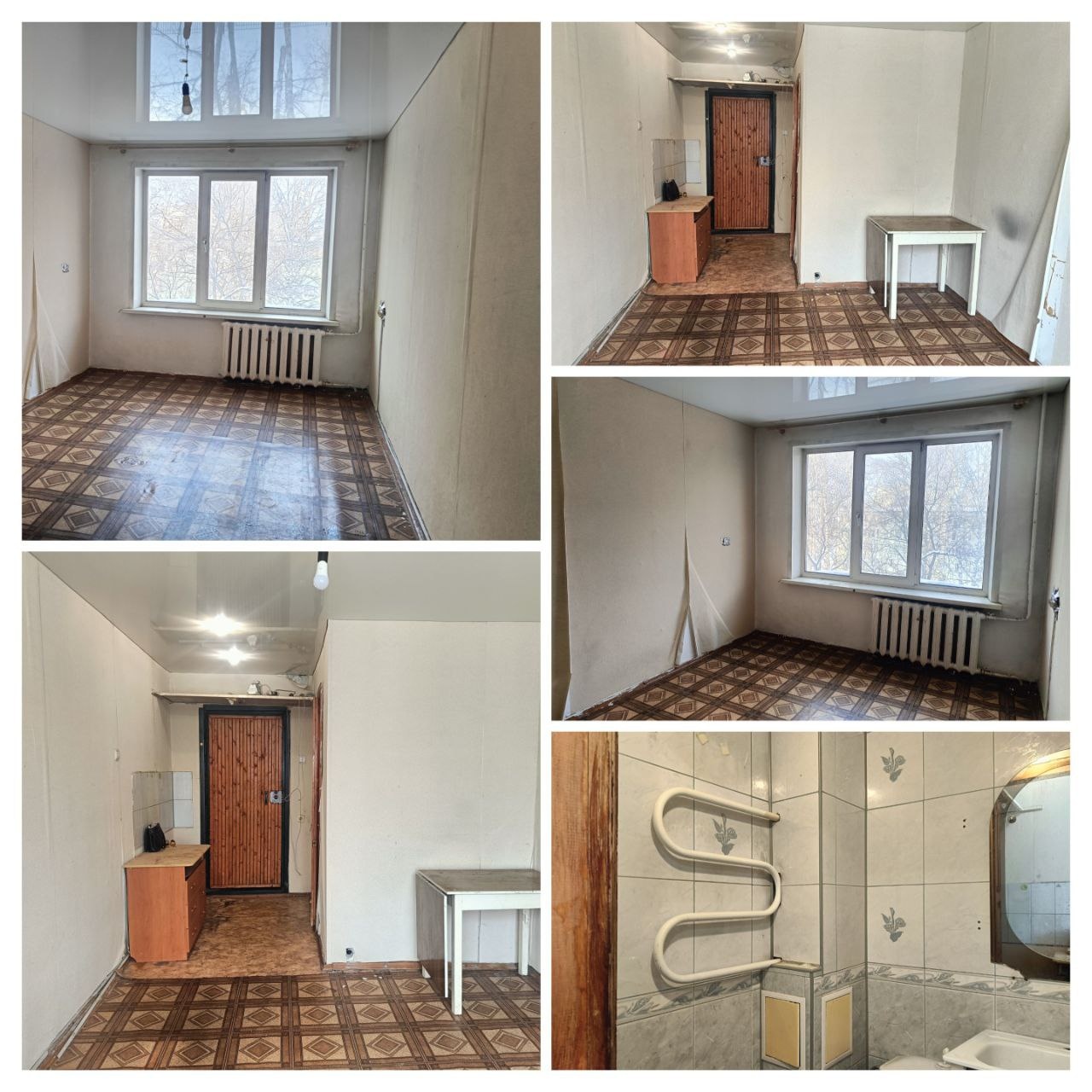 Продаётся уютная однокомнатная квартира площадью 17 квадратных метров по адресу: город Кемерово, проспект Ленина, 142а. Квартира расположена на пятом этаже девятиэтажного панельного дома, построенного в 1977 году.

Жилая площадь составляет 12 квадратных метров, что позволяет комфортно разместиться о